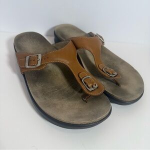 SAS Women’s Sanibel Caramel Brown Size 10.5 M Sandals Flip Flops